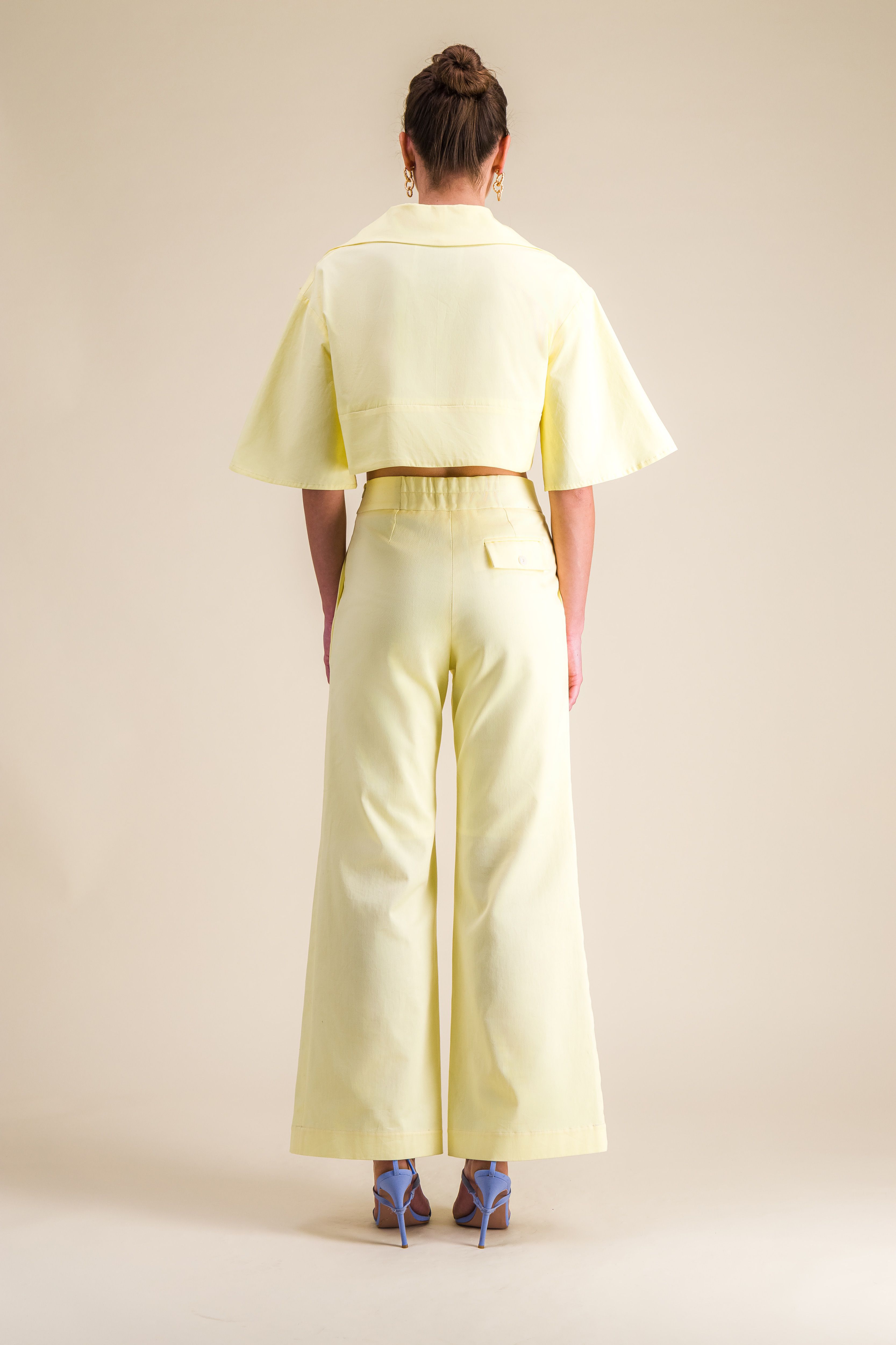 lemon yellow pants - the virgin air uniform
